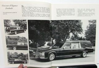 Late 1980s Eureka Professional Car Brochure Hearse Limo Cadillac Buick Olds 3