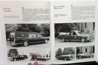 Late 1980s Eureka Professional Car Brochure Hearse Limo Cadillac Buick Olds 4