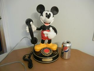 Vintage Disney Mickey Mouse Talking Telephone 1980 