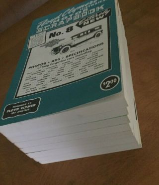 Floyd Clymer ' s Historical Motor Scrapbook,  8 volumes with case 3