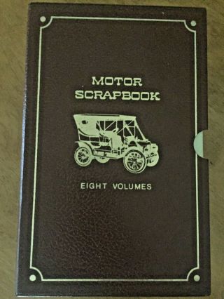 Floyd Clymer ' s Historical Motor Scrapbook,  8 volumes with case 4