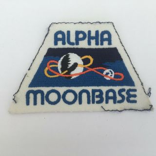Vintage Alpha Moonbase Tv Series Uniform Logo Shoulder Patch