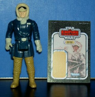 Star Wars Vintage Action Figure,  Han Solo In Hoth Gear.  22402.  No C.  O.  O Variant.