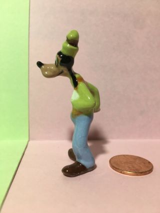 Goofy miniature figurine Disney character Hagen Renaker CA pottery Disneyland 3
