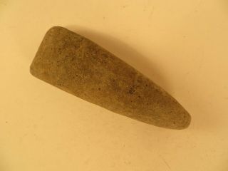 Native American Very Small Stone Celt Artifact 4 - 1/4 Inches X 1 - 1/2 Inches