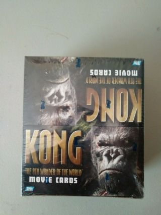 Kong Movie Cards Retail Box From 2005 Topps - Factory - 24 Packs/7cards