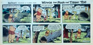 Complete Set Of 9 Disney Winnie The Pooh & Tigger - Sunday Comics - Oct/nov 1975