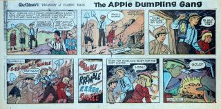 Complete Set Of 9 Walt Disney Apple Dumpling Gang - Sunday Comics,  May/june 1975
