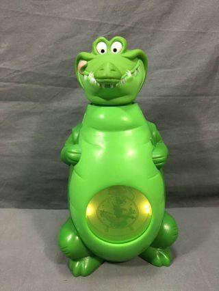 Disney Peter Pan Crocodile Alarm Clock Light Up Tick Tock Sound Neverland Janex