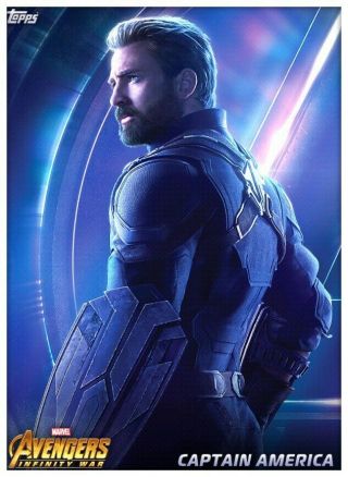 Topps Marvel Collect Infinity War Posters Set Of 20 Digital Cards,  Cap Award