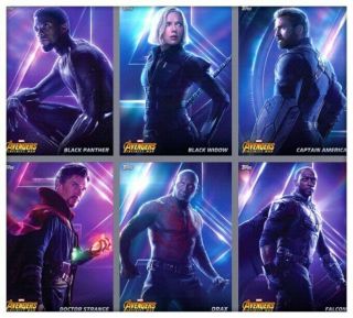 Topps Marvel Collect Infinity War Posters Set of 20 Digital Cards,  Cap Award 4
