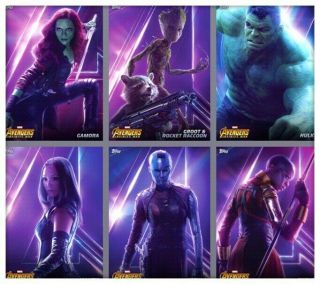 Topps Marvel Collect Infinity War Posters Set of 20 Digital Cards,  Cap Award 5