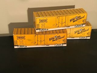 Three (3) Boxes Ship It On The Frisco Railroad Railway Train Advertising Matches