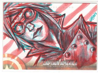 2011 Marvel Captain America The First Avenger Sketch Card Jason Keith Phillips