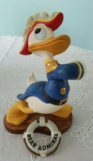 Wdcc Donald Duck Sea Scouts Admiral Duck 1994 Sculpture Walt Disney (dd - 332)