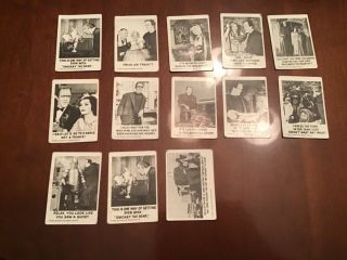 Munsters Trading Cards - 13 Cards In Offer