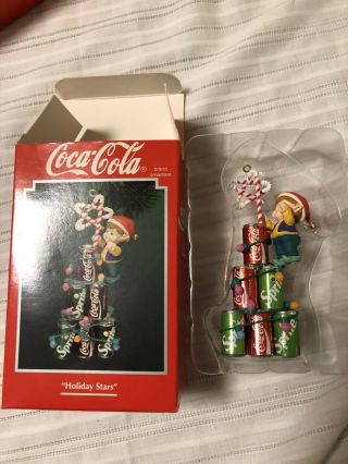 Coca Cola “holiday Stars " Christmas Ornament.  1994