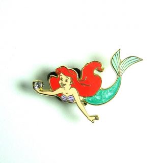 Disney Pin Ariel The Little Mermaid Sparkle And Jeweled Princess Jds Japan Rare