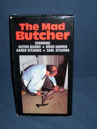 The Mad Butcher Vhs 1978 Victor Buono