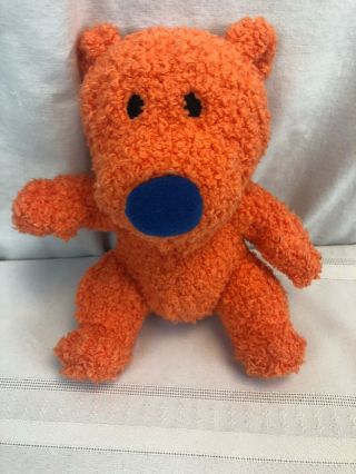 Bear In The Big Blue House Ojo Orange 9 " Plush Mattel Arcotoys Stuffed Animal