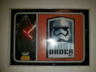 2015 Topps Journey To Star Wars The Force Awakens Patch P - 1 Kylo Ren First Order