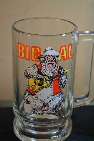 Set of 2 Walt Disney Productions Country Bear Jamboree BIG AL Souvenir Glass Mug 3