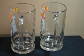 Set of 2 Walt Disney Productions Country Bear Jamboree BIG AL Souvenir Glass Mug 5