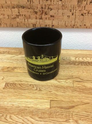 American Hawaii Cruises Ss Independence Ss Constitution Coffee Mug Euc A - 3