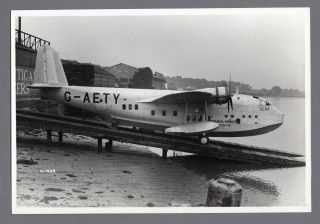 Imperial Airways Short Empire Flying Boat Clio G - Aety Large Vintage Shorts Photo