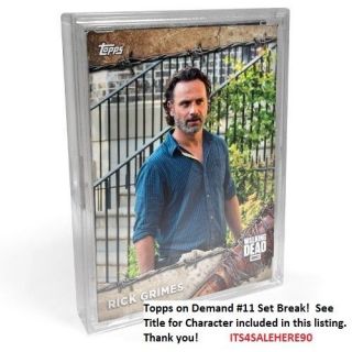 2017 Topps On Demand 11 The Walking Dead Season 8 Paul Jesus Rovia (tom Payne)
