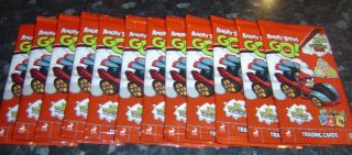 Angry Birds Go Trading Card Game - 5 Packets - (6 Cards Per Pack)