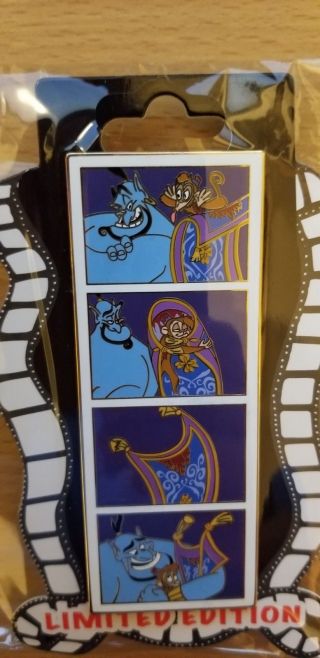 Disney Dsf Pins Aladdin Genie & Abu Photo Booth From Aladdin Le400 Strip Series