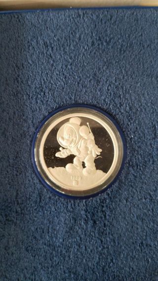 Disney Mickey Sixty Years With " A Mouse Of All Trades ".  999 Silver Proof Coin