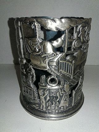 Dillards Trimmings Twas The Night Before Christmas Silver Candle Holder