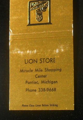 1970s Kuppenheimer Lion Store Miracle Mile Shopping Center Hot Babe Pontiac Mi