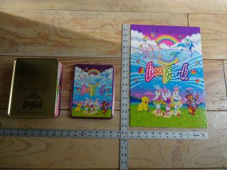 Vintage 1990s Lisa Frank Puzzle In Stationary Tin Complete