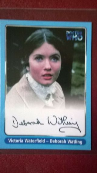 Deborah Watling Autographed Doctor Who Strictly Ink Trading Card Rare /