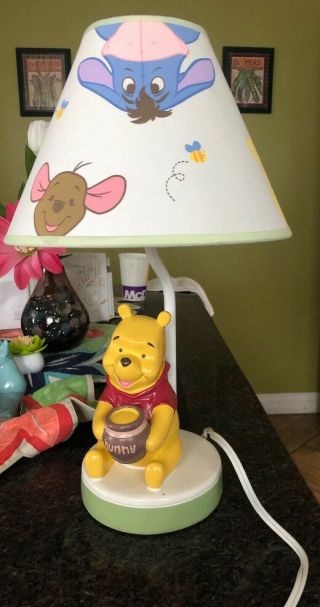 Disney Winnie The Pooh And Friends Nursery Decor Table Lamp With Matching Shade