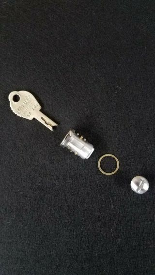 Duncan/miller 60/76 Parking Meter " Female " Lock Cylinder,  Screw,  Restricted Key