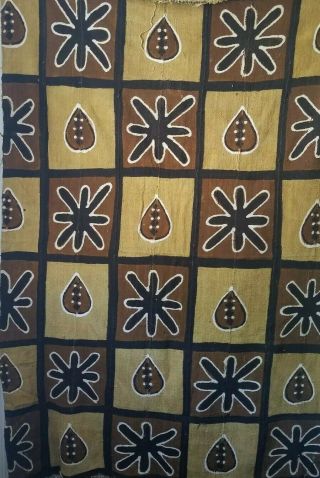Authentic African Handwoven Mud Cloth From Mali Size 64 " X 45 "