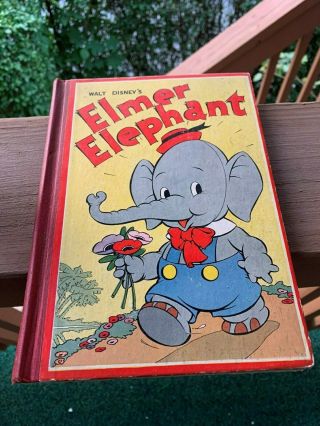 Vintage 1936 Walt Disney Elmer Elephant Book