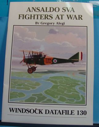 1/72 - 1/48 - 1/32 Wwi Airplane Windsock Datafile 130 Ansaldo Sva Fighters At War