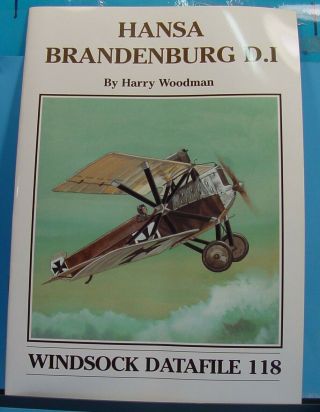 1/72 - 1/48 - 1/32 Wwi Airplane Windsock Datafile 118 Hansa Brandenburg D.  I