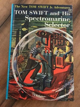 " Tom Swift & His Spectromarine Selector " •matte Pc •blue Spine •$1 Box