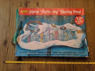 Vintage Regency Alpine Reflecting Skating Pond -
