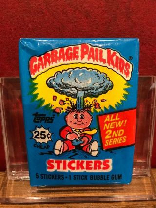 1985 Garbage Pail Kids USA 2nd Series 1 Pack 2 of 6 2