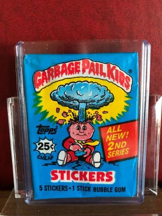 1985 Garbage Pail Kids Usa 2nd Series 1 Pack 1of 6