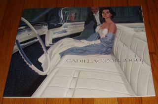 1960 Cadillac Full Line Sales Brochure Fleetwood Eldorado Sixty Two