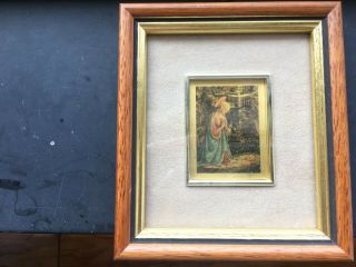 Picture Of The Madonna Made In Florence Italy 4x3 Inches Approximately