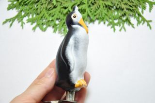 Penguin Russian Vintage Glass Christmas Ornament Christmas/new Year Ussr